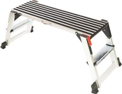 Whiteside - Wheel Step for Universal Use - 600 Lb Capacity, 19" Max Height, 12" Step Width x 12" Step Depth - Eagle Tool & Supply