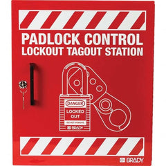 Brady - Empty Steel Padlock Station - Eagle Tool & Supply