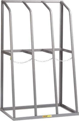 Little Giant - 3 Bay, 1,500 Lb per Bay Capacity, Gray Bar Rack - 36" Wide x 60" High x 24" Deep, Steel - Eagle Tool & Supply