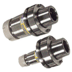 Iscar - 3mm to 26mm Capacity, 100mm Projection, HSKFM63 Hollow Taper, ER40 Collet Chuck - 0.0001" TIR, Through-Spindle - Exact Industrial Supply