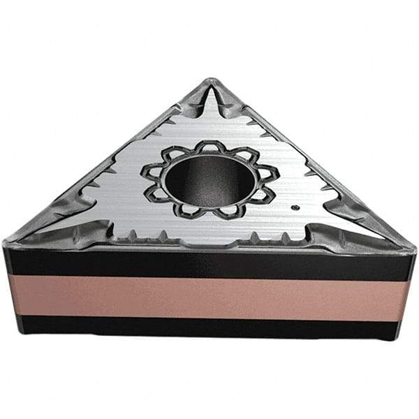 Iscar - WNMG432 PP Grade IC806 Carbide Turning Insert - AlTiN Finish, 80° Trigon, 12.7mm Inscr Circle, 4.76mm Thick, 0.8mm Corner Radius - Eagle Tool & Supply