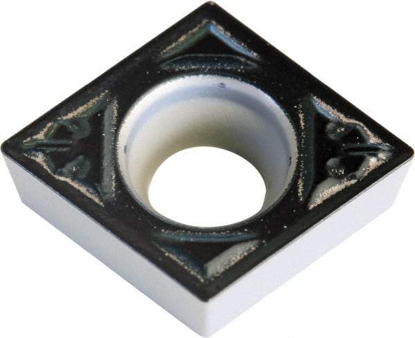 Sumitomo - CCMT32.52 ELB Grade AC8025P Carbide Turning Insert - 80° Diamond, 3/8" Inscr Circle, 5/32" Thick, 1/32" Corner Radius - Eagle Tool & Supply