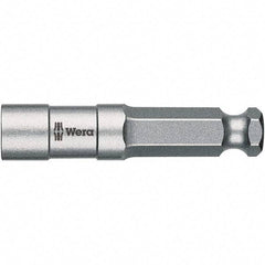 Wera - 5/16" Bit Holder - 7/16" Hex Drive, 2-1/2" OAL - Eagle Tool & Supply