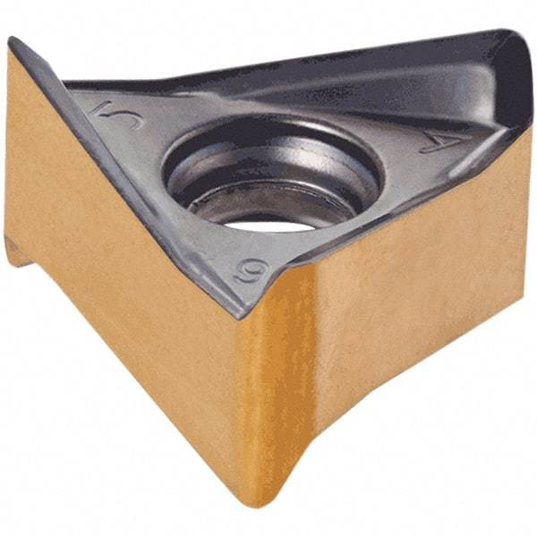 Iscar - H690 TNKX100504 PNTR Grade IC830 Carbide Milling Insert - TiAlN/AlTiN/TiN Finish, 4.7mm Thick, 6.2mm Inscribed Circle, 0.4mm Corner Radius - Eagle Tool & Supply