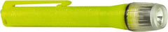 Underwater Kinetics - White Xenon Bulb, 12 Lumens, Mini Flashlight - Yellow Plastic Body, 2 AAA Alkaline Batteries Included - Eagle Tool & Supply