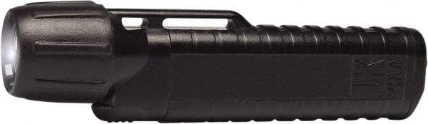 Underwater Kinetics - White Xenon Bulb, 38 Lumens, Industrial/Tactical Flashlight - Black Plastic Body, 4 AA Alkaline Batteries Included - Eagle Tool & Supply