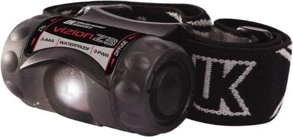 Underwater Kinetics - White LED Bulb, 210 Lumens, Hands-free Flashlight - Black Plastic Body, 3 AAA Alkaline Batteries Included - Eagle Tool & Supply