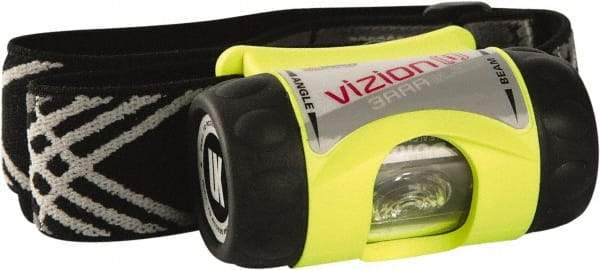 Underwater Kinetics - White LED Bulb, 65 Lumens, Hands-free Flashlight - Yellow Plastic Body, 3 AAA Alkaline Batteries Included - Eagle Tool & Supply