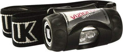 Underwater Kinetics - White LED Bulb, 65 Lumens, Hands-free Flashlight - Black Plastic Body, 3 AAA Alkaline Batteries Included - Eagle Tool & Supply