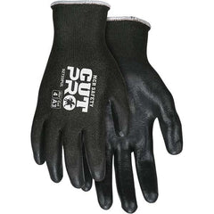MCR Safety - Size L, ANSI Cut Lvl A3, Puncture Lvl 3, Abrasion Lvl 4, Polyurethane Coated Cut & Puncture Resistant Gloves - Eagle Tool & Supply