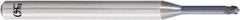 OSG - 6mm Diam, 4.5mm LOC, 3 Flute Solid Carbide Ball End Mill - WXS Finish, Single End, 70mm OAL, 6mm Shank Diam, Spiral Flute - Eagle Tool & Supply