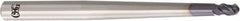 OSG - 8mm Diam, 12mm LOC, 3 Flute Solid Carbide Ball End Mill - WXS Finish, Single End, 120mm OAL, 10mm Shank Diam, Spiral Flute - Eagle Tool & Supply