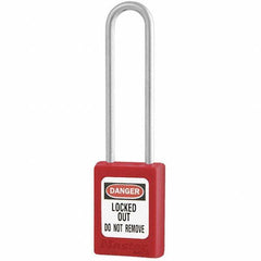 Master Lock - Lockout Padlocks Key Type: Keyed Different Key Retaining: NonRetaining Key - Eagle Tool & Supply