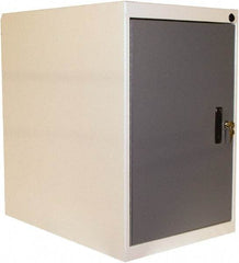 Proline - Modular Storage Cabinet - 16 Gauge Steel, 18" Wide x 26" Deep x 27-1/2" High, Blue/White - Eagle Tool & Supply