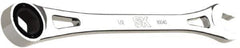 SK - 1/2" 6 Point Combination Wrench - 9.06" OAL, Steel, Full Polish Finish - Eagle Tool & Supply