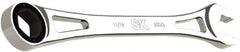 SK - 11/16" 6 Point Combination Wrench - 11" OAL, Steel, Full Polish Finish - Eagle Tool & Supply