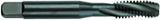 10-32 Dia. - GH2 - 3 FL - Premium HSS - TiCN Semi Bottoming Spiral FL Tap - Eagle Tool & Supply