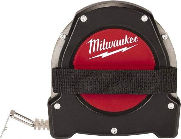 Milwaukee Tool - 100' x 3/8" Tape Measure - 1/8" Graduation - Eagle Tool & Supply