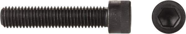 Made in USA - 5/8-11 UNC Hex Socket Drive, Socket Cap Screw - Alloy Steel, Black Oxide Finish, Fully Threaded, 2-1/2" Length Under Head - Eagle Tool & Supply