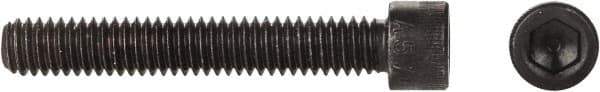 Made in USA - 5/16-24 UNF Hex Socket Drive, Socket Cap Screw - Alloy Steel, Black Oxide Finish, Fully Threaded, 1-3/4" Length Under Head - Eagle Tool & Supply