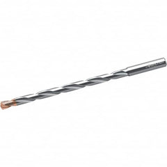 Walter-Titex - 10.3mm 140° 2-Flute Solid Carbide Extra Length Drill Bit - Exact Industrial Supply