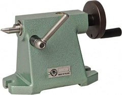 Bison - Lathe Tailstock - For Use with Rotary Tables with 100mm Center Height - Eagle Tool & Supply