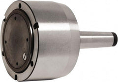 Bison - Adapter Back Plate for 5" Diam Bison Set-Tru Lathe Chucks - 4MT Mount - Eagle Tool & Supply
