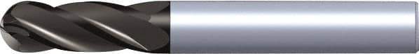 Kennametal - 20mm Diam, 38mm LOC, 4 Flute Solid Carbide Ball End Mill - TiAlN Finish, Single End, 104mm OAL, 20mm Shank Diam - Eagle Tool & Supply