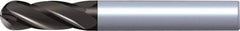Kennametal - 20mm Diam, 38mm LOC, 4 Flute Solid Carbide Ball End Mill - TiAlN Finish, Single End, 104mm OAL, 20mm Shank Diam - Eagle Tool & Supply