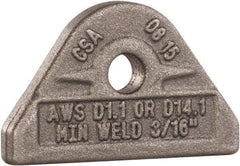 Mag-Mate - 3/8" ID, 1,000 Lb Capacity Pad Eye - Carbon Steel - Eagle Tool & Supply