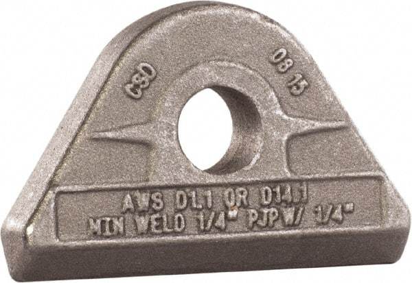 Mag-Mate - 43/64" ID, 4,000 Lb Capacity Pad Eye - Carbon Steel - Eagle Tool & Supply