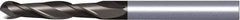 Kennametal - 14mm Diam, 32mm LOC, 2 Flute Solid Carbide Ball End Mill - TiAlN Finish, Single End, 89mm OAL, 14mm Shank Diam, Spiral Flute - Eagle Tool & Supply