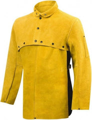 Steiner - Size XL, 20" Long, Cape Sleeves & Bib - Leather, Bourbon - Eagle Tool & Supply