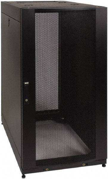 Tripp-Lite - 23.63" Overall Width x 25" Rack Height x 43" Overall Depth Data Cable Enclosure - 3,000 Lb Capacity, Black - Eagle Tool & Supply