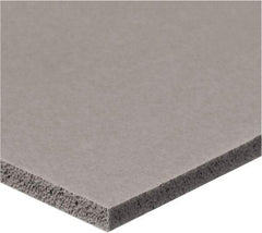 Value Collection - 3/8" Thick x 2" Wide x 6' Long Gray Closed Cell Silicone Foam Rubber Roll - Stock Length, Adhesive Back, -60°F to 400°F - Eagle Tool & Supply