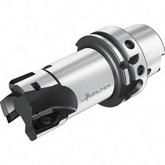 Walter - 25mm Cut Diam, 15mm Max Depth of Cut, 141.9mm OAL, Indexable Square Shoulder End Mill - HSK63A Taper Shank, 0° Lead Angle, Through Coolant, Series M2131-H - Eagle Tool & Supply