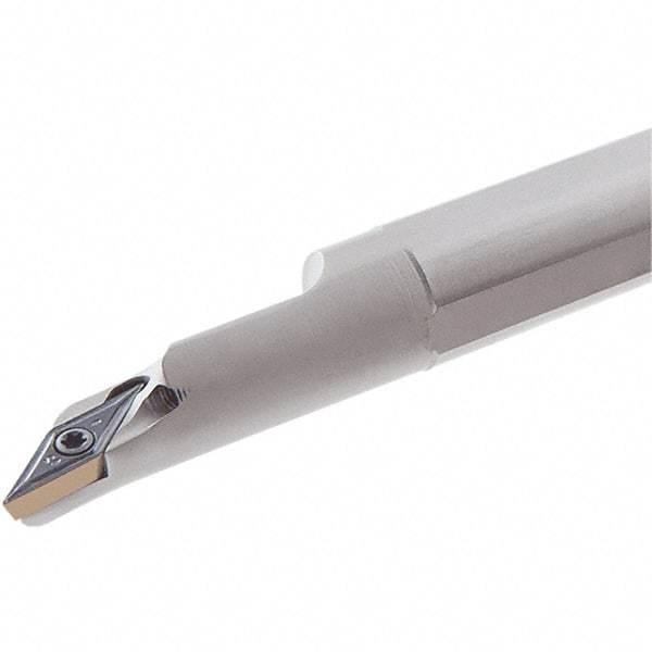 Iscar - 19mm Min Bore Diam, 200mm OAL, 16mm Shank Diam, S-SVJC Indexable Boring Bar - 20mm Max Bore Depth, VC.T 1103.. Insert, Screw Holding Method - Eagle Tool & Supply