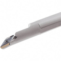 Iscar - 19mm Min Bore Diam, 200mm OAL, 16mm Shank Diam, S-SVJC Indexable Boring Bar - 20mm Max Bore Depth, VC.T 1103.. Insert, Screw Holding Method - Eagle Tool & Supply
