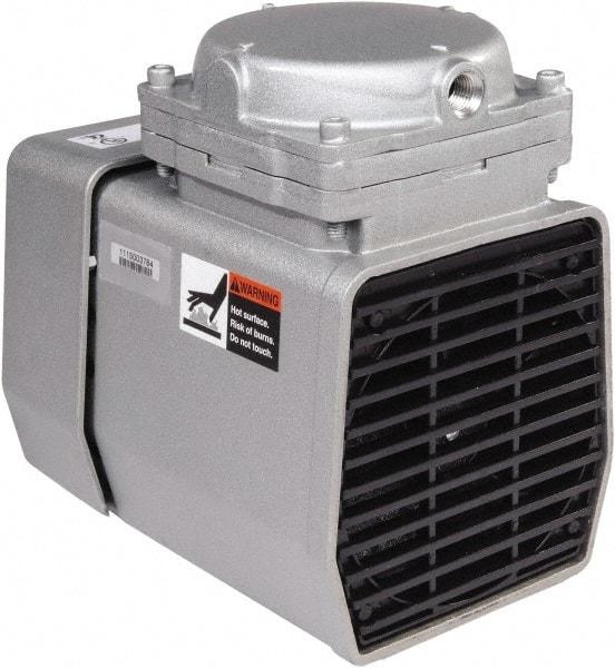 Gast - Diaphragm-Type Vacuum Pumps Horsepower: 1/8 Cubic Feet per Minute: 1.60 - Eagle Tool & Supply