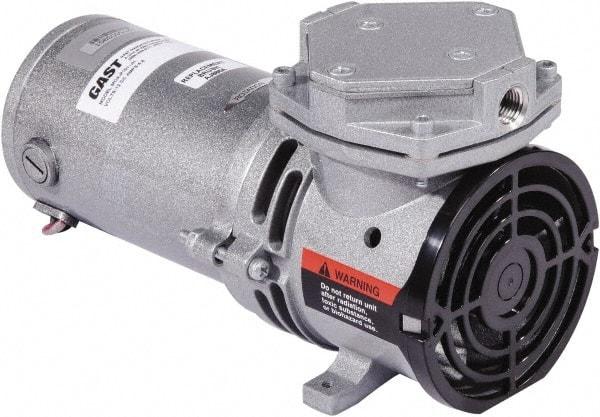 Gast - Diaphragm-Type Vacuum Pumps Horsepower: 1/8 Cubic Feet per Minute: 0.70 - Eagle Tool & Supply