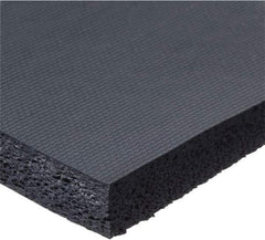Value Collection - 12" Long, 12" Wide, Silicone Foam Rubber Foam Sheet - 50 to 70 Durometer, Blue, -100 to 500°F, Adhesive Backing - Eagle Tool & Supply