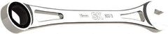 SK - 19mm 6 Point Combination Wrench - 12" OAL, Steel, Full Polish Finish - Eagle Tool & Supply