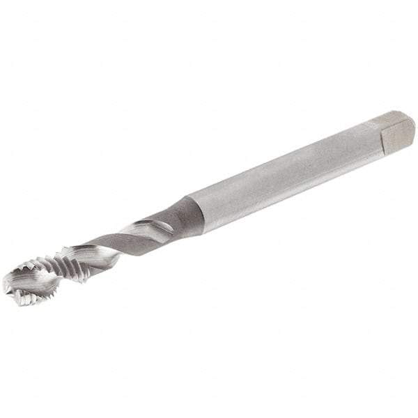 Iscar - M2.5x0.45 Metric Coarse 3 Flute 6H Plug Spiral Flute Tap - Cobalt, Oxide Finish, 50mm OAL, Right Hand Flute, Right Hand Thread, Series TPG M - Exact Industrial Supply
