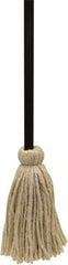 O-Cedar - White Deck Mop - 20" Long x 3-1/2" Wide Head, 48" Long Handle, Cotton Head - Eagle Tool & Supply