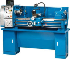 Enco - 13" Swing, 40" Between Centers, 220 Volt, Single Phase Bench Lathe - 5MT Taper, 1-1/2 hp, 65 to 1,810 RPM, 1-1/2" Bore Diam, 750mm Deep x 580mm High x 1,676mm Long - Eagle Tool & Supply