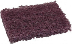 O-Cedar - 6" Long x 3-1/2" Wide x 7/8" Thick Scouring Pad - Heavy-Duty, Purple - Eagle Tool & Supply