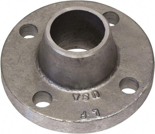 Latrobe Foundry - 10" Pipe, 16" OD, Weld Neck Aluminum Flange - 12 Holes, 7/8" Across Bolt Hole Centers, 150 psi, 4" Hub Length - Eagle Tool & Supply