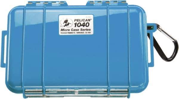 Pelican Products, Inc. - 5-1/16" Wide x 2-1/8" High, Clamshell Hard Case - Blue, Polycarbonate - Eagle Tool & Supply