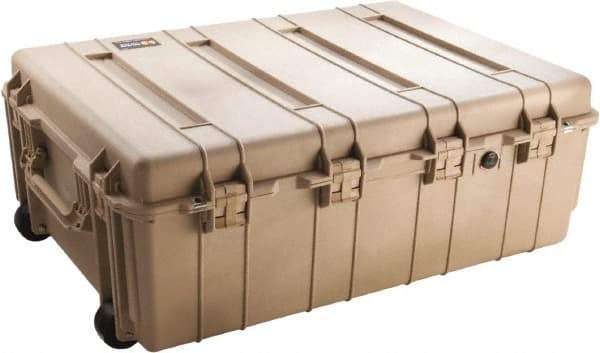 Pelican Products, Inc. - 27-1/8" Wide x 14-3/8" High, Shipping/Travel Case - Tan, Polypropylene - Eagle Tool & Supply
