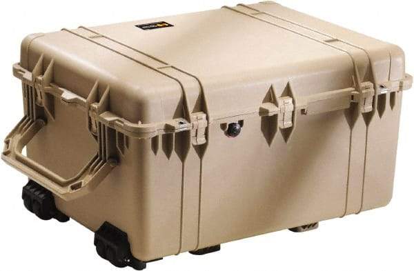 Pelican Products, Inc. - 24-7/32" Wide x 17-31/64" High, Shipping/Travel Case - Tan, Polypropylene - Eagle Tool & Supply